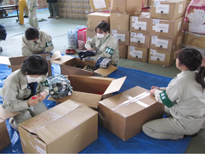 物品の仕分け
