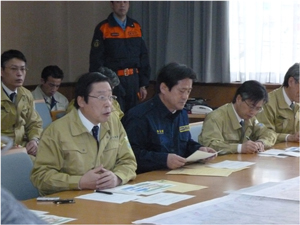 飯舘村長等との意見交換