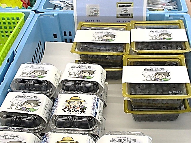 販売されているブルーベリー