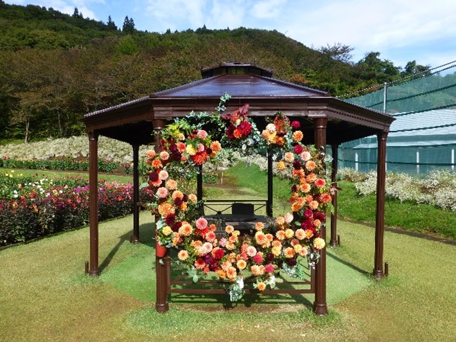 切り花を使ったデコレーション