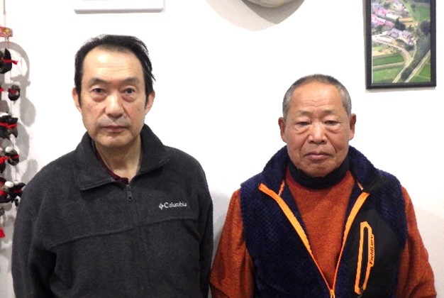 保存会会長の橋本富夫さんと副会長の後藤芳一さん