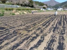 農地への「宙炭」の散布