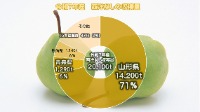 令和7年産 西洋なしの収穫量