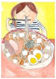 R4和食王お絵かき部門銅賞