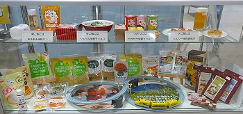 ショーケース展示の様子