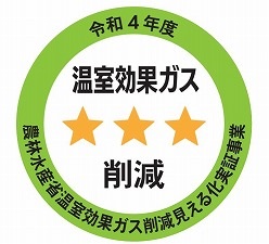 「見える化」実証事業ラベル