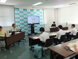 秋田県拠点職員から説明