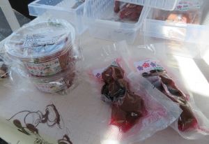 直売所で販売している6次化商品の梅干し