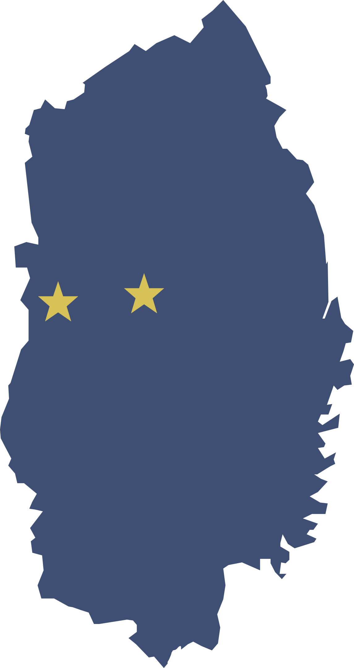 盛岡市と雫石町の場所