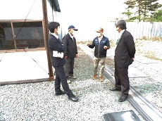 矢巾射撃場での意見交換