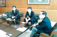 北上市長との意見交換