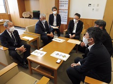 紫波町長との意見交換