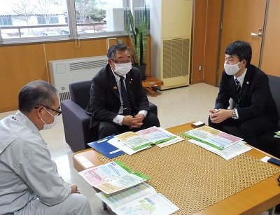 一戸町長と地方参事官