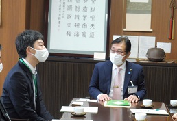 遠野市長と地方参事官
