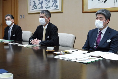 洋野町側の３名