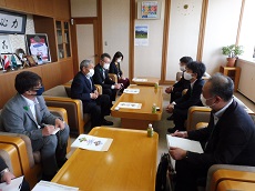 矢巾町長との意見交換