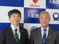 山口地方参事官と渕上市長