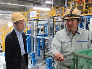 久慈地区汚泥再生処理センターの 現地調査の様子2