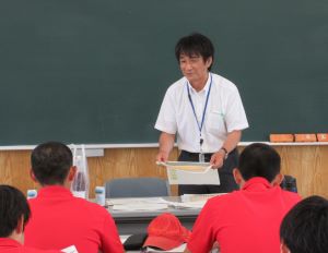 7月に行われた当県拠点による講義の様子