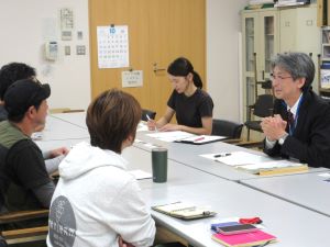 隊員の展望について聞く当拠点職員
