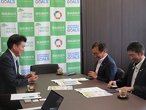 陸前高田市意見交換の様子