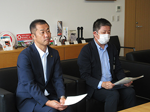中村宮古市長と多田副市長