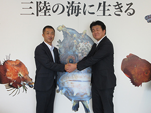 中村宮古市長と中邨地方参事官