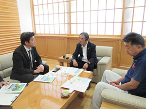 住田町での意見交換の様子