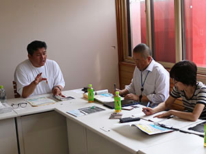 谷地代表との意見交換