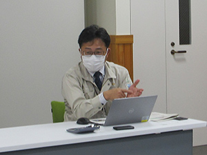 遠野市商工労働課の佐々木利幸課長