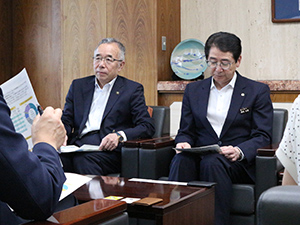 遠藤市長と澤里充男副市長