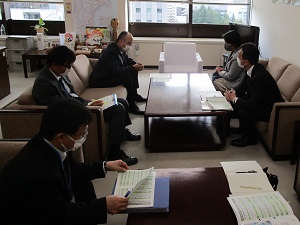 宮城県農政部との意見交換の様子