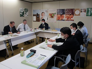 JA全農みやぎとの意見交換の様子
