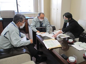 宮城県農業会議との意見交換の様子