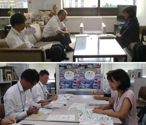宮城県農政部との意見交換の様子