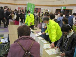 東北農政局が出展したブースの様子 （めぐみ野交流集会）