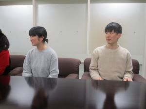 地域おこし協力隊の五十嵐さんと 遠藤さん