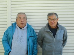 阿部副代表（左）、阿部代表（右）