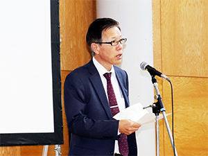 佐々木地方参事官挨拶の様子