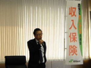 祝辞を述べる佐々木地方参事官