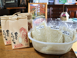 安食さん自慢のさわのはな
