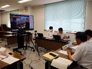 オンライン意見交換の様子
