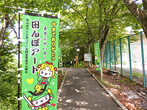 今までありがとう　田んぼアート