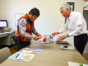 松原地方参事官が、農水省の政策等を 説明しました。