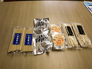 乾麺（そば・うどん・中華麺）と そば粉を利用したお菓子