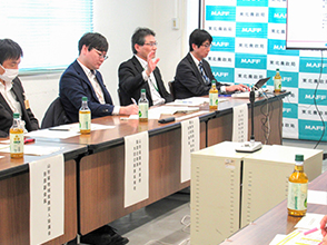 会議の様子  農業者団体等の皆様