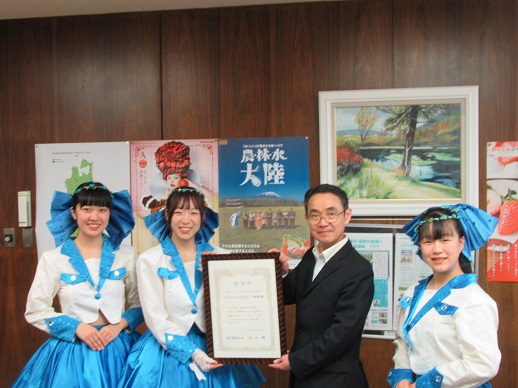 みちのく仙台ORI姫隊と東北農政局長