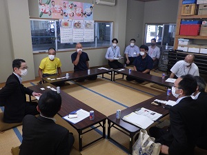 福島県の産地等での意見交換及び集出荷施設等の現地調査