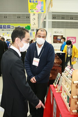 出展者を訪問しお話しを伺いました1