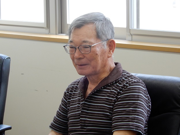 種蔵棚田連絡協議会の荒谷会長